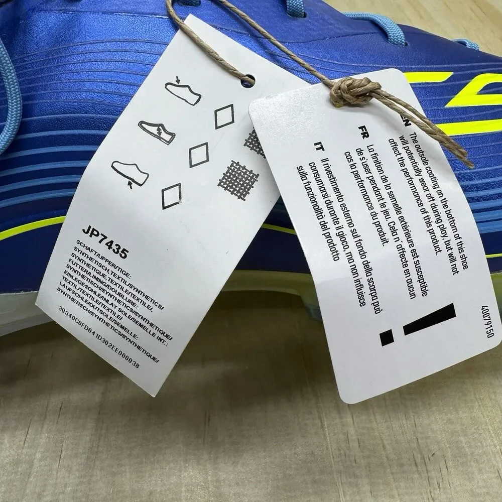 NEW Adidas F50 Messi Elite FG Mens Soccer Cleats Blue Sz 12 JP7435